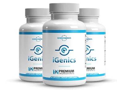 iGenics three bottle package $49 per bottle with 2 free gifts